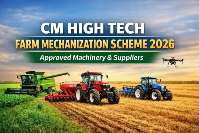 CM Punjab Hi Tech Farm Mechanization Scheme 2026 Complete Online Registration Guide 9 CM Punjab Hi Tech Farm Mechanization Scheme 2026
