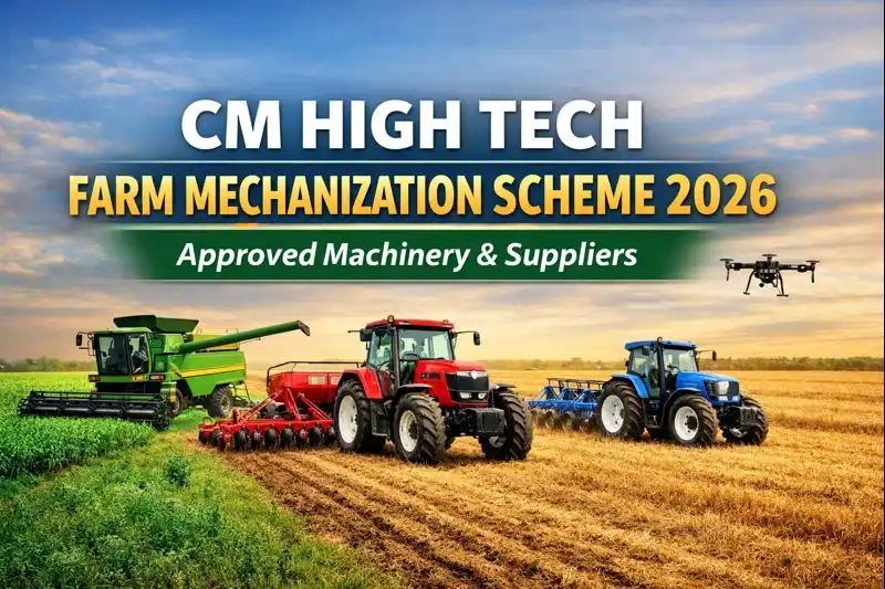 CM Punjab Hi Tech Farm Mechanization Scheme 2026 Complete Online Registration Guide 1 CM Punjab Hi Tech Farm Mechanization Scheme 2026