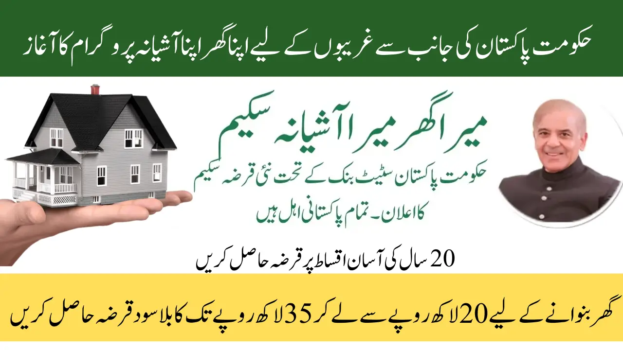 Mera Ghar Mera Ashiana Housing Scheme 2025: A Step Toward Affordable Homes in Pakistan 1 Mera Ghar Mera Ashiana Scheme