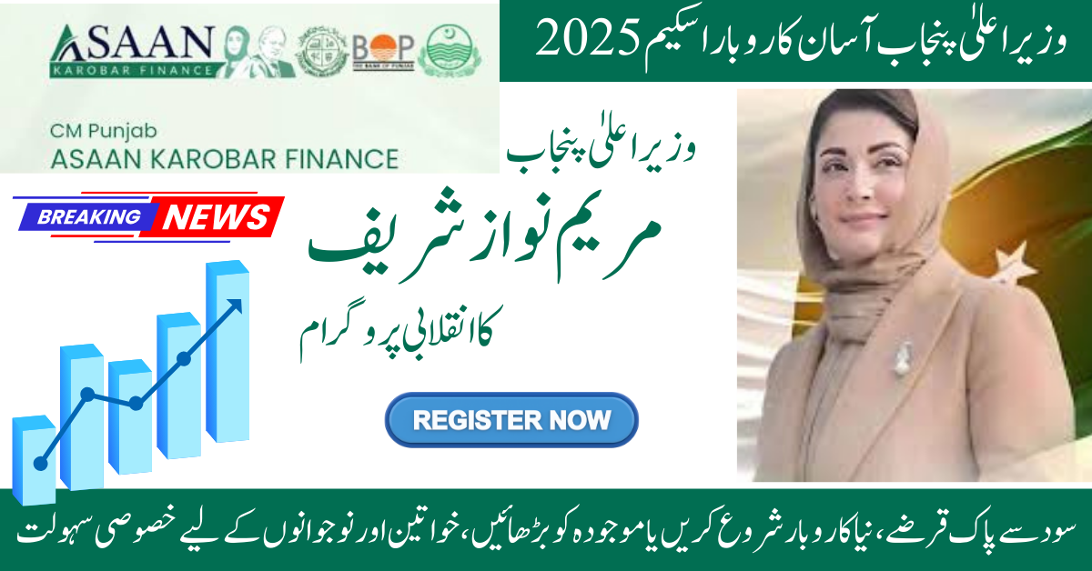 maryam nawaz asaan loan scheme