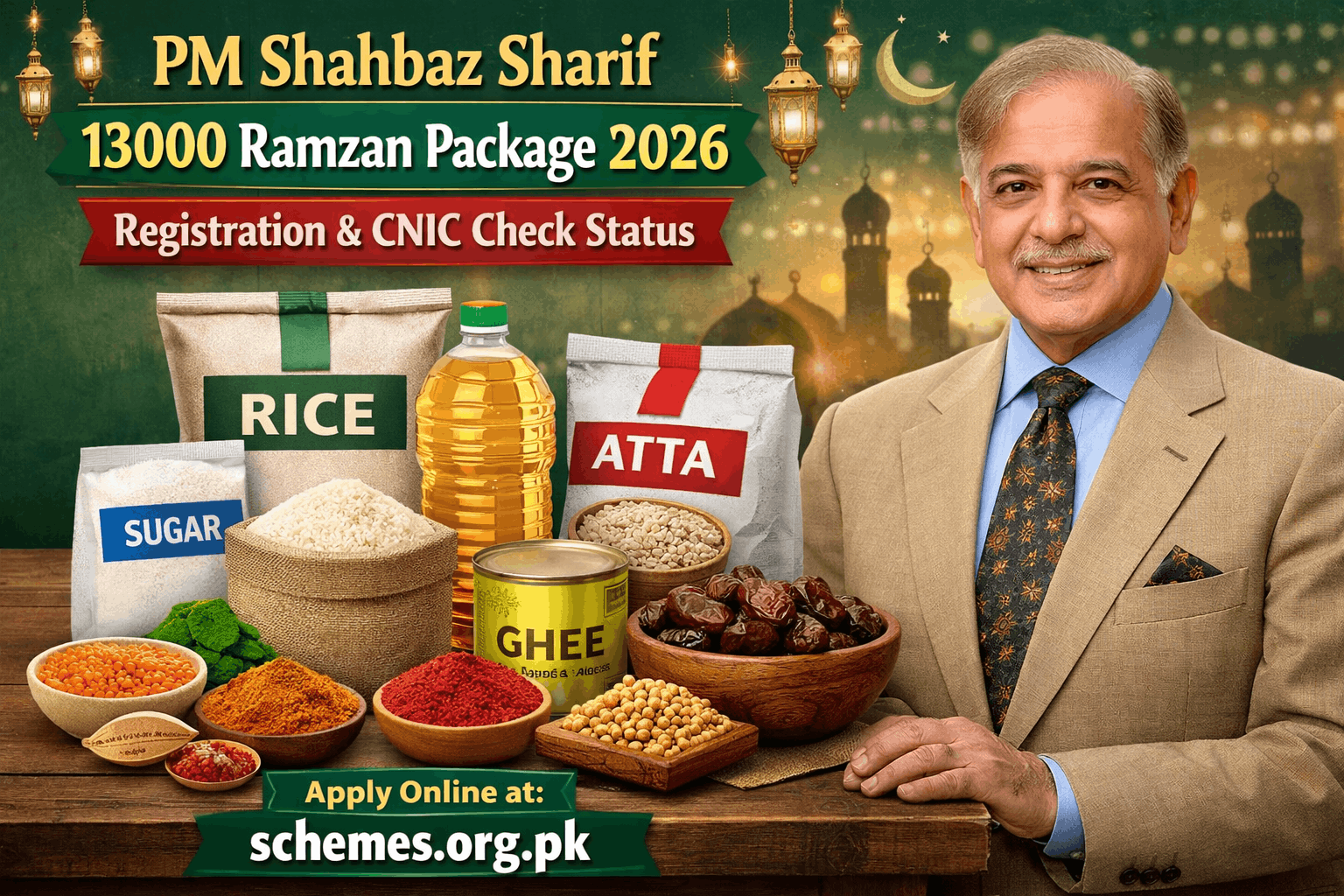 PM Shahbaz Sharif 13000 Ramzan Package 2026 Registration & CNIC Check Status 1 PM Shehbaz Sharif 13000 Ramzan Package 2026