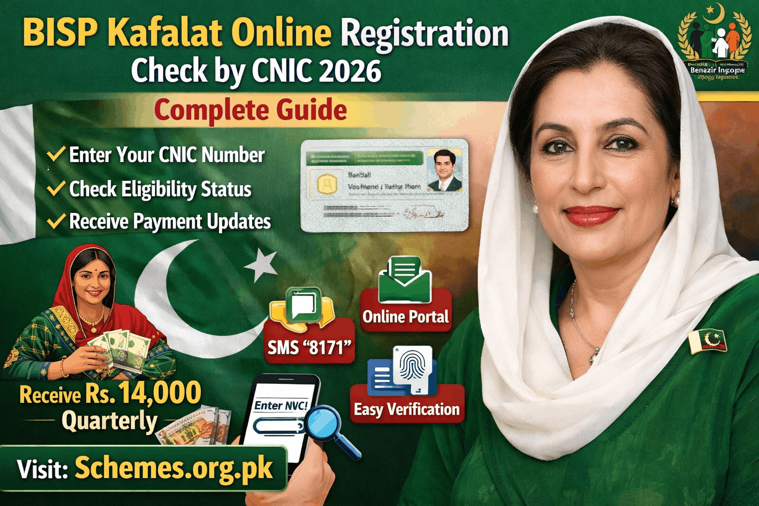 Check BISP Kafalat Online Registration