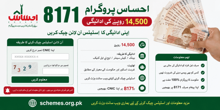 8171 Ehsaas Program 2026