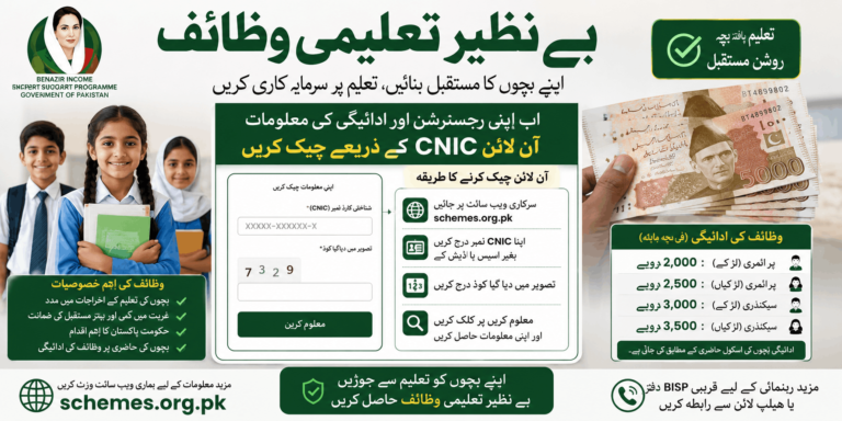 Benazir Taleemi Wazaif Program 2026