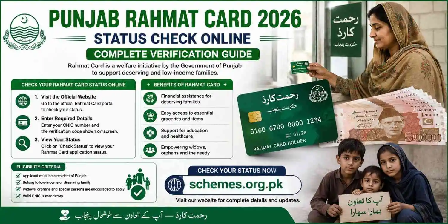 Punjab Rahmat Card 2026 Status Check Online – Complete Verification Guide 1 Punjab Rahmat Card 2026