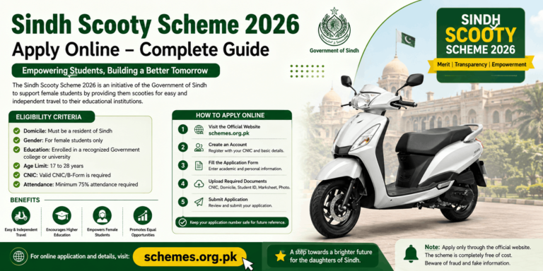 Sindh Scooty Scheme 2026