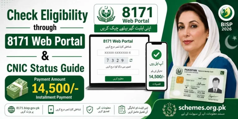 Check eligibility through 8171 Web Portal CNIC Status Guide 3 Check eligibility through 8171 Web Portal 2026