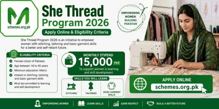 She Thread Program 2026 Online Application Guide for Pakistani Women 9 She Thread Program 2026